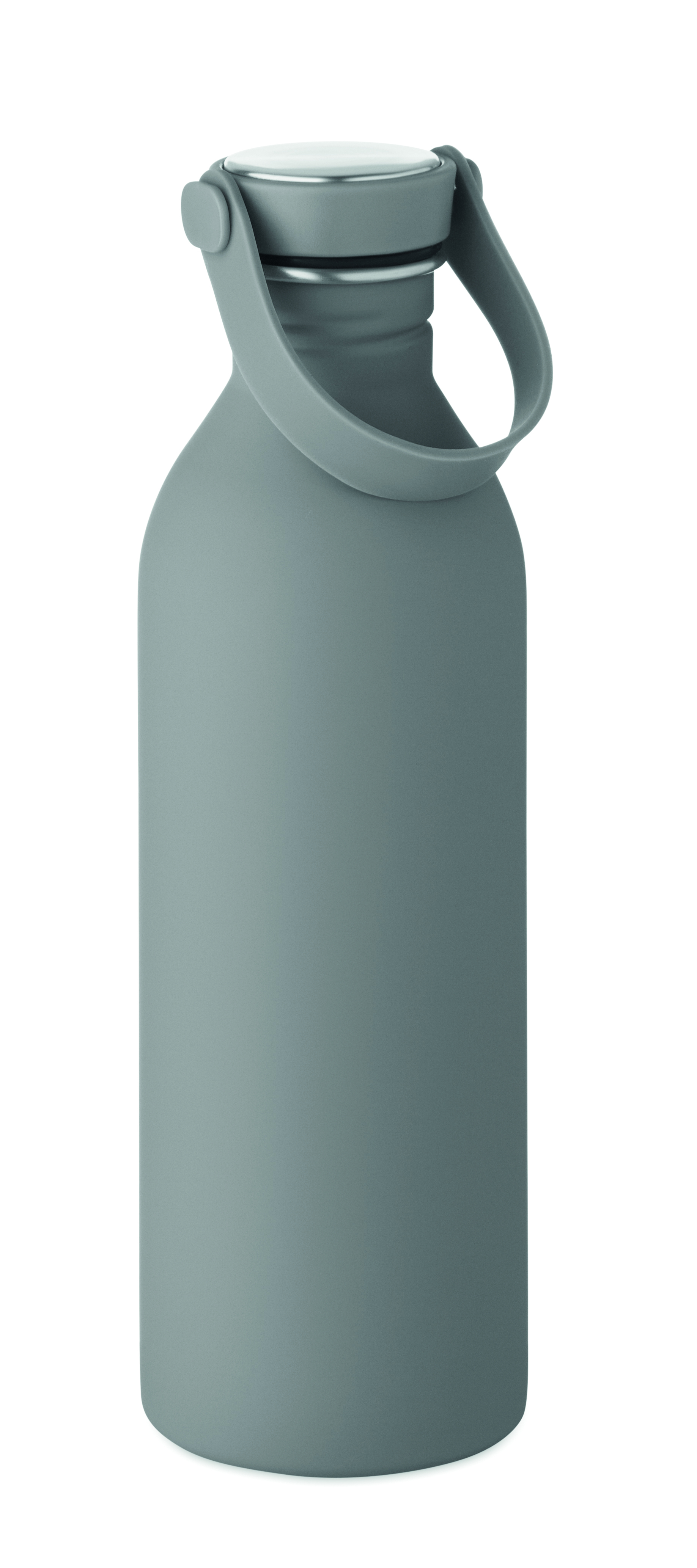 Bouteille publicitaire simple paroi 500 ml Svalur gris pierre